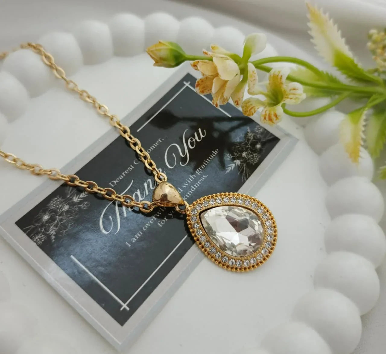 White Fancy Locket