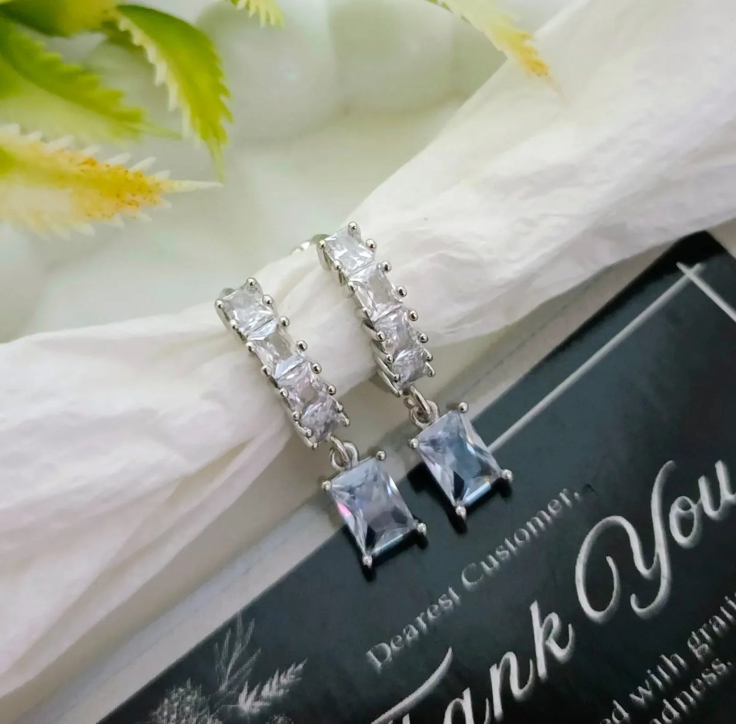 Silver Aurelle Hoops