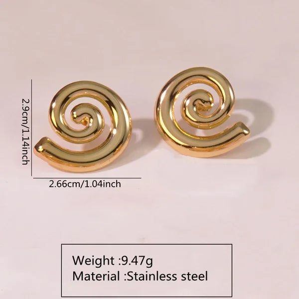 Chunky Swirl Earring