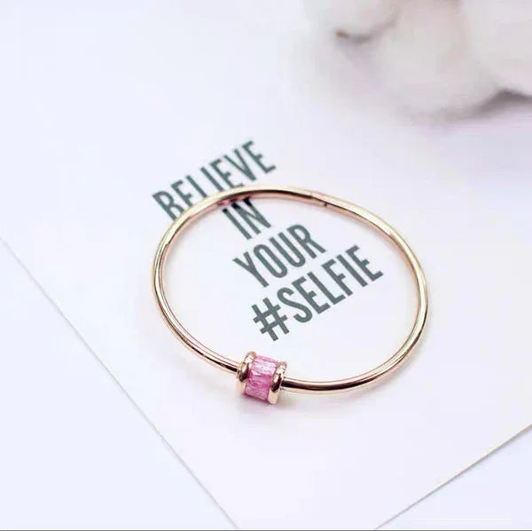 Drill Pink Bracelet
