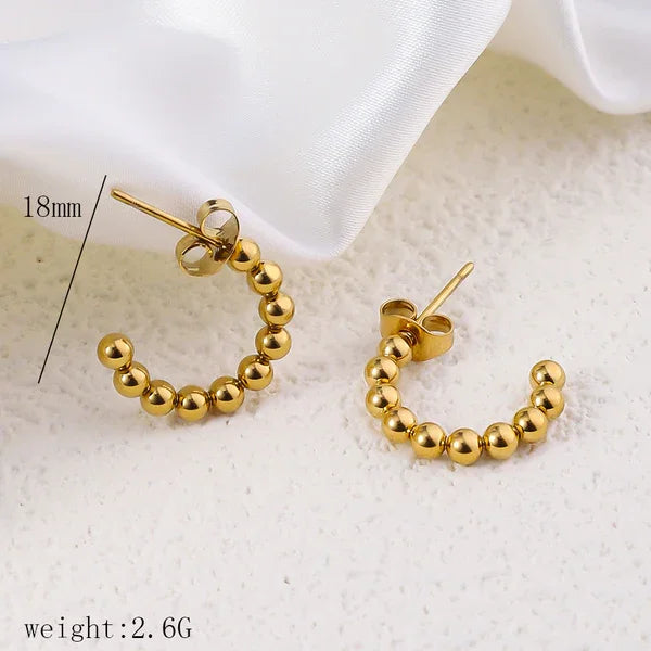 Half Bubble Earring