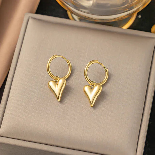 Pointed Heart Earring