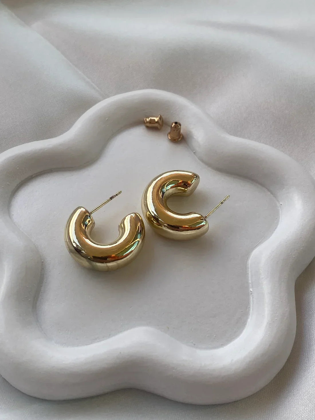 Round Hoop Earring