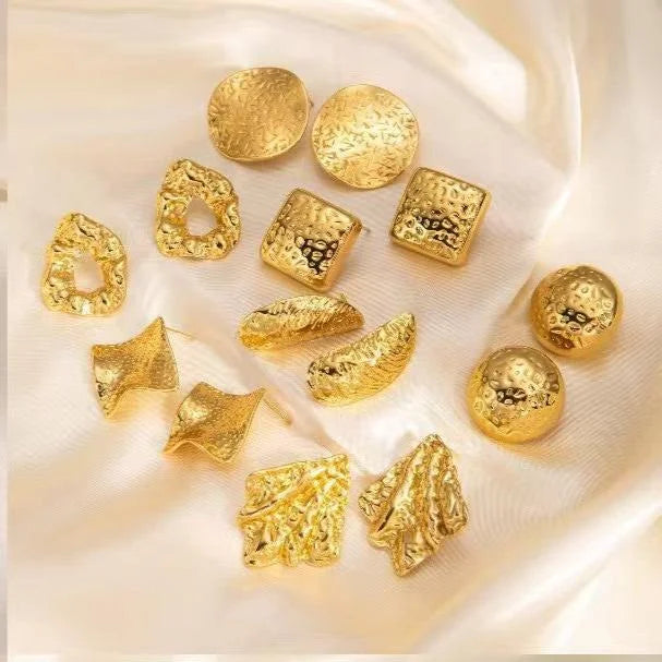 Smash Texture Earring