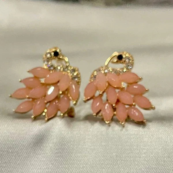 Flamingo Gold Earrings