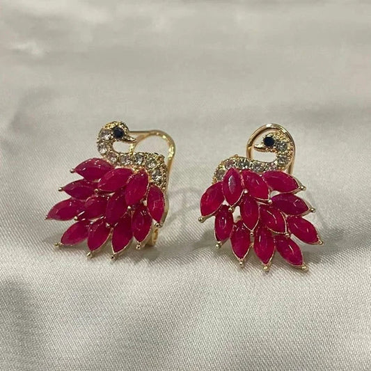 Flamingo Gold Earrings