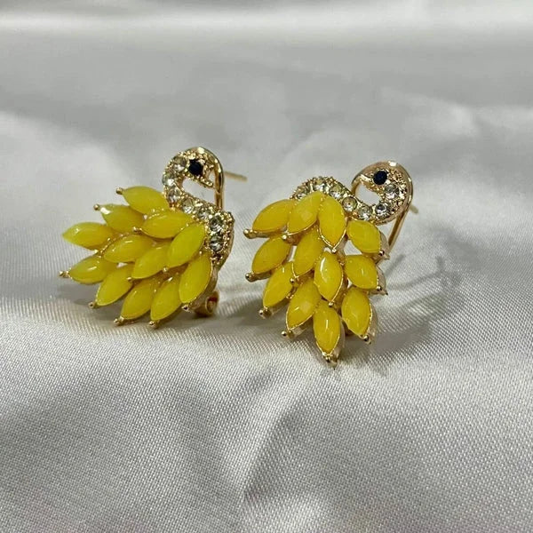 Flamingo Gold Earrings