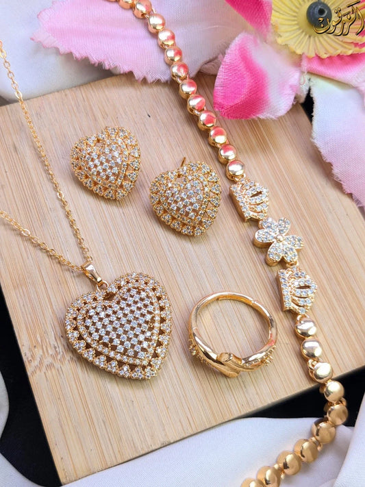 Golden Heart Luxe Set