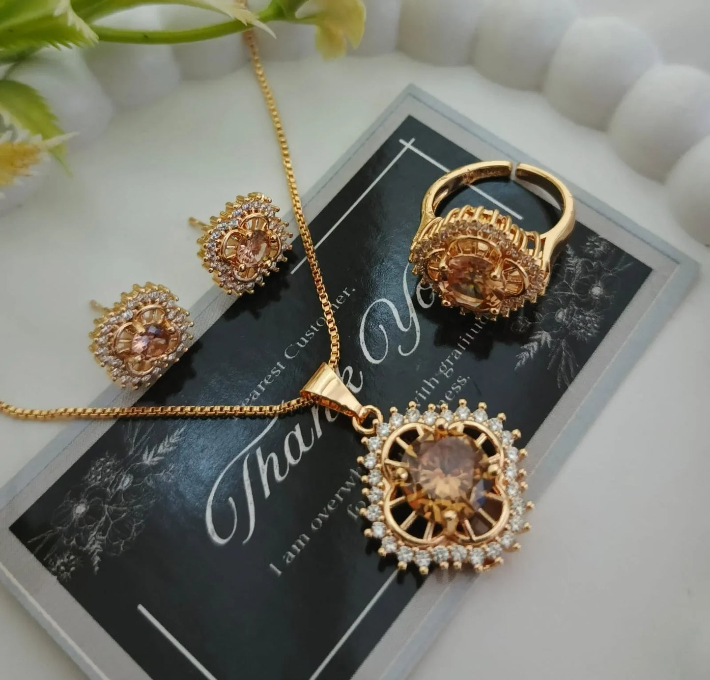 Golden Fancy Combo set