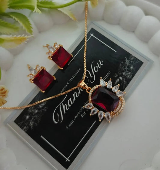 Golden crimson Aura Set