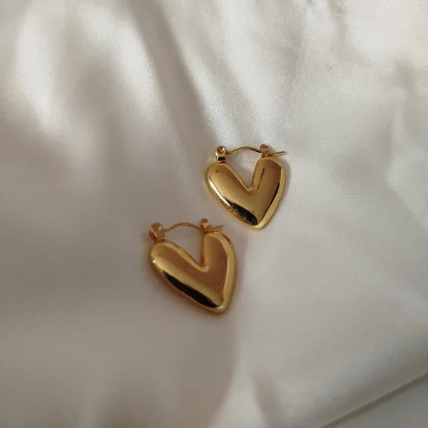 Heart Hoop Earring