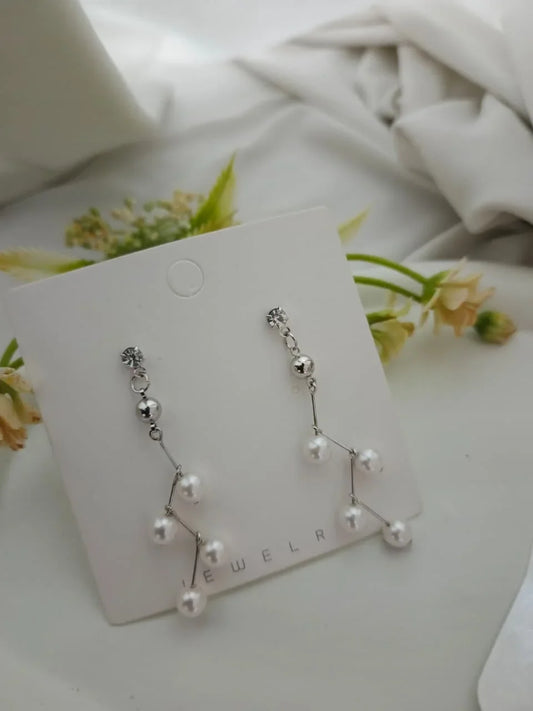 Pearl Dangle Grace Earrings