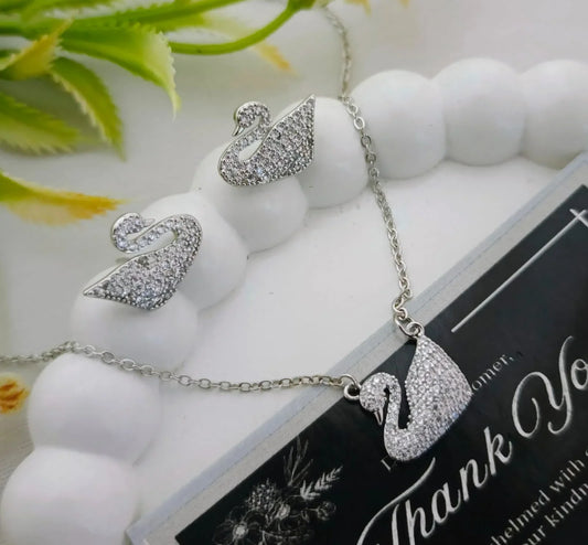 Silver Fancy Locket  Set