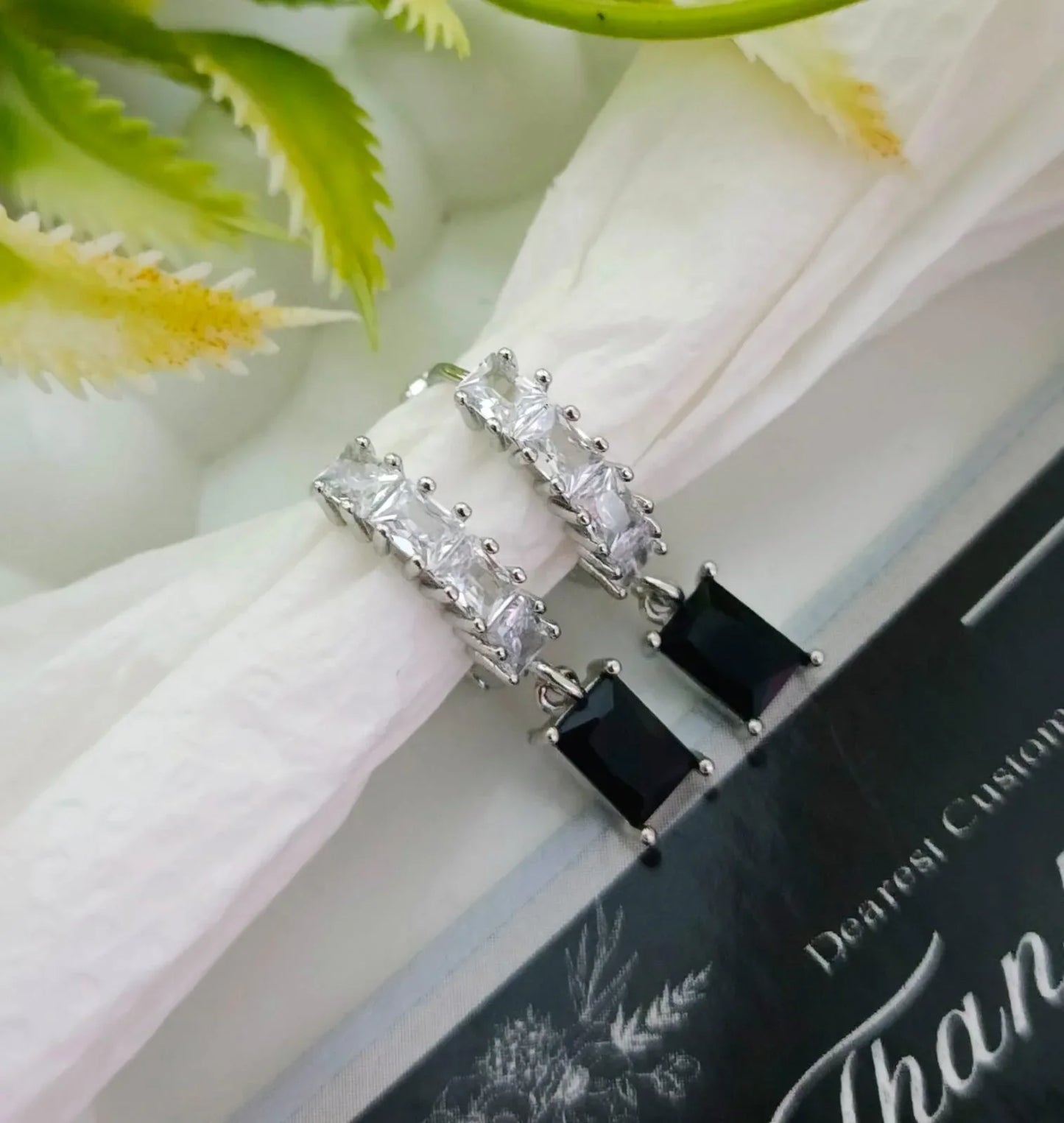 Silver Aurelle Hoops