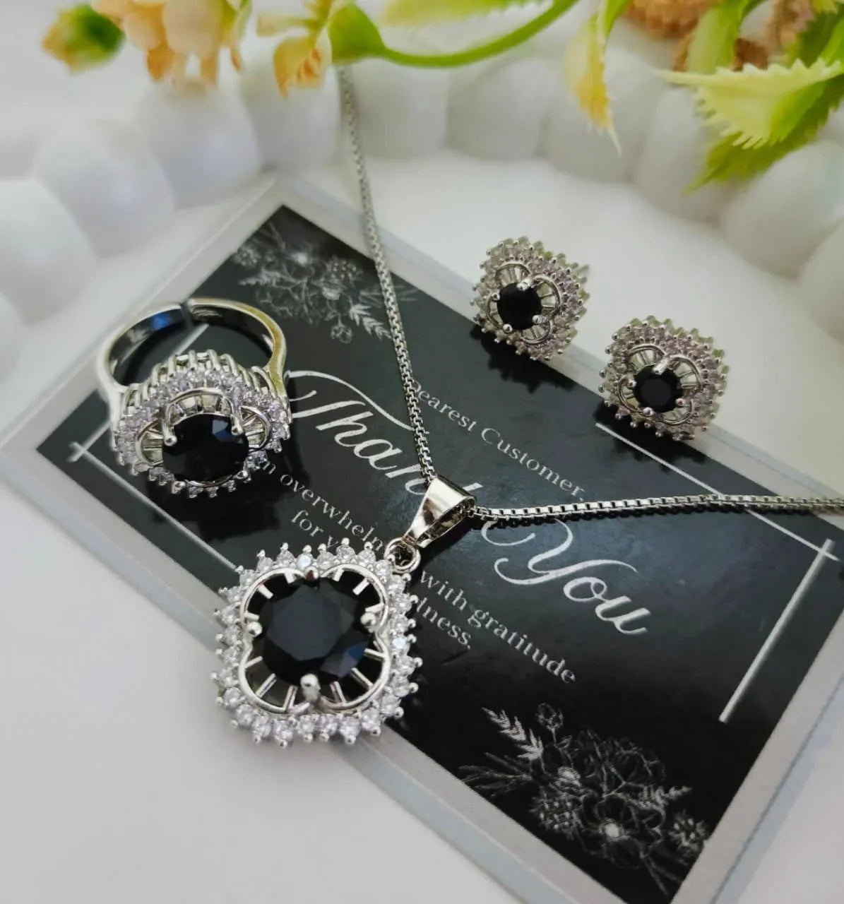 Silver Fancy Combo Set