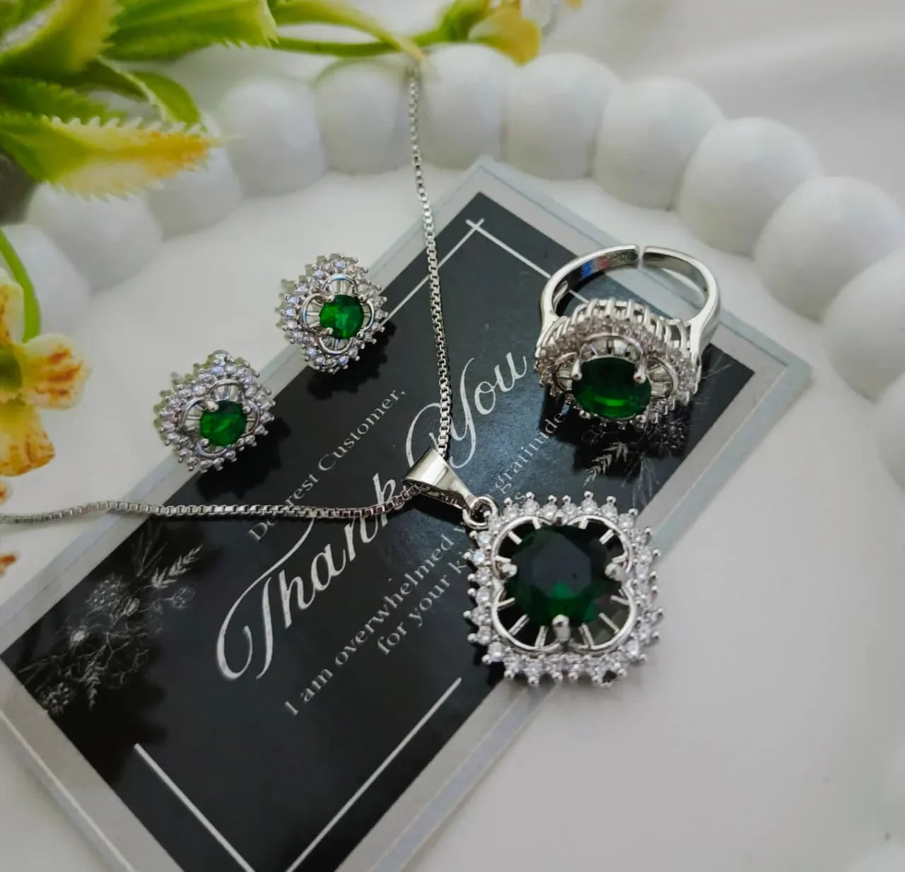 Silver Fancy Combo Set