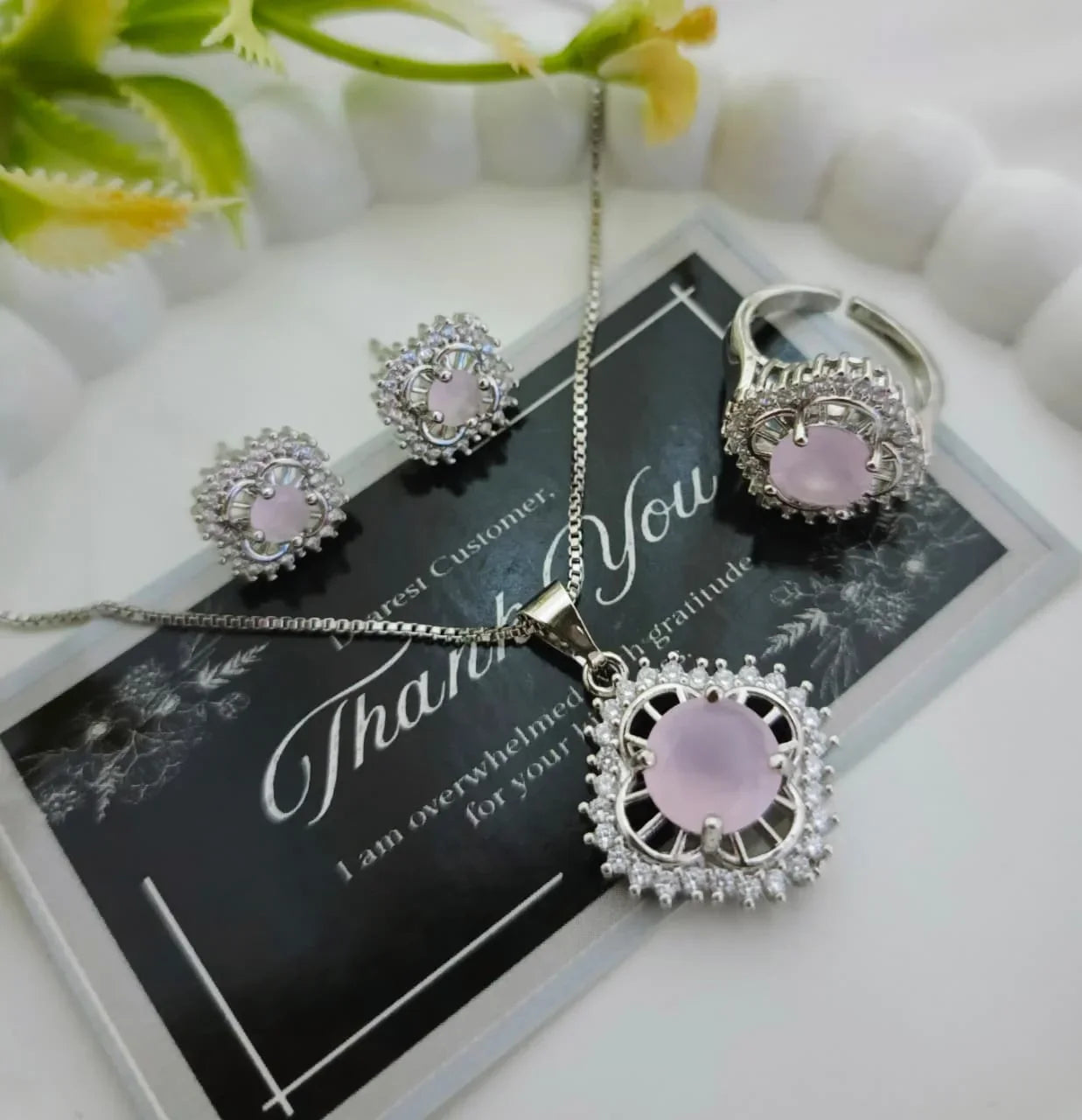 Silver Fancy Combo Set