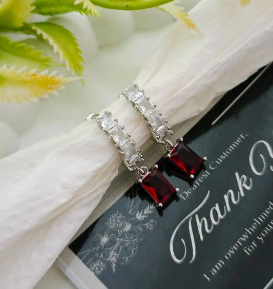 Silver Aurelle Hoops