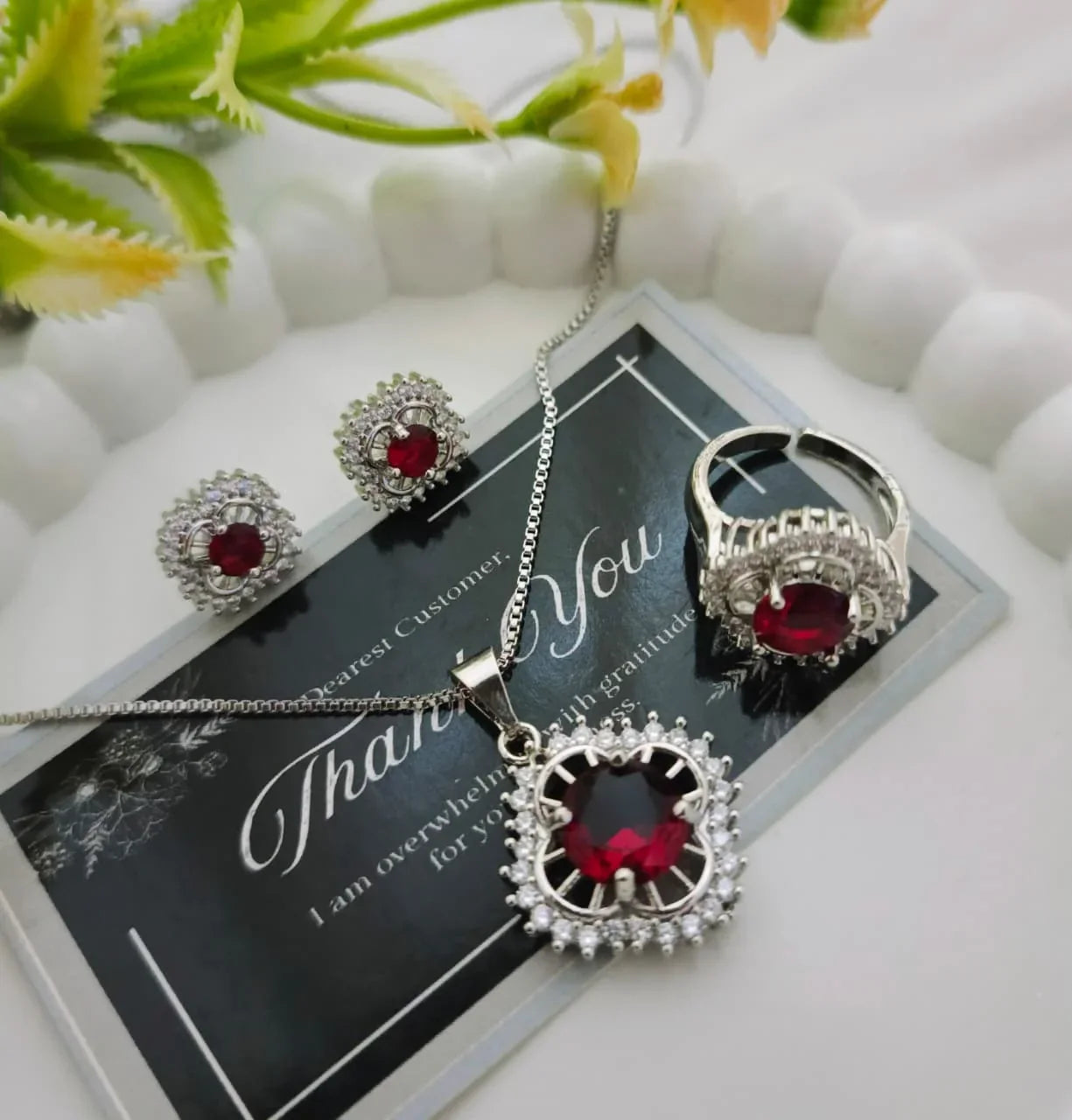 Silver Fancy Combo Set