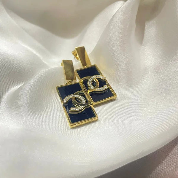 CC Black Earring