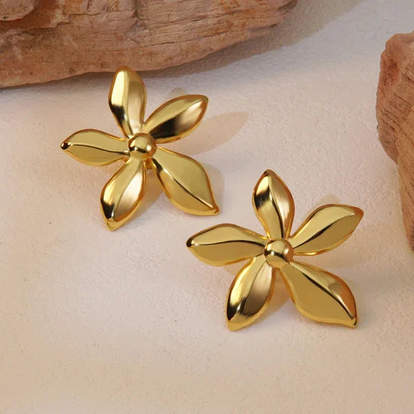 Chunky Flower Earring