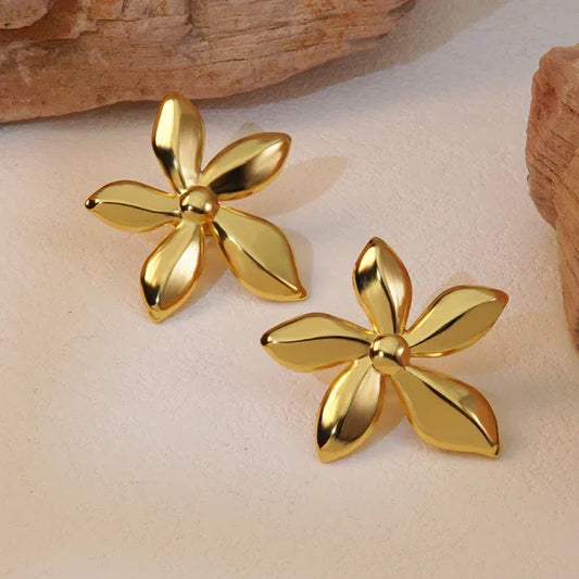 Chunky Flower Earring