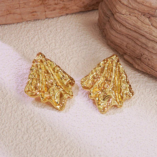 Chunky Smashed Earring