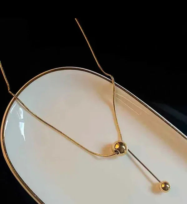 Double Circle Necklace