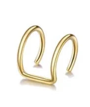 Ethnic Border Earring Cuffs