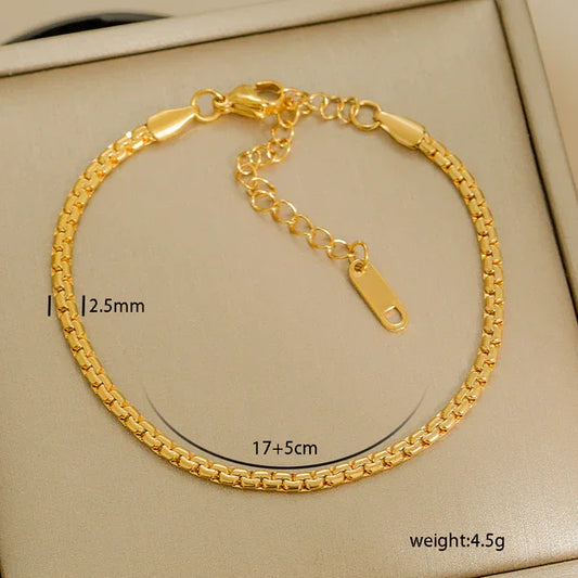 Flat Link Bracelet