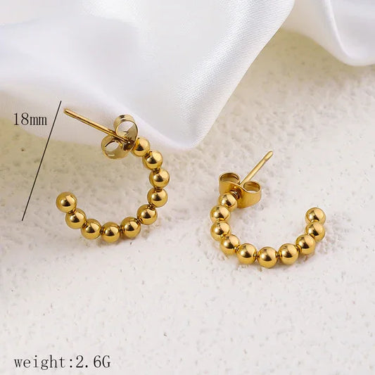 Half Bubble Earring