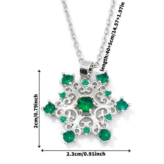 Korean Green Flake Necklace