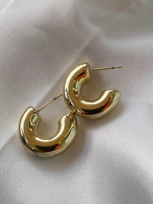 Round Hoop Earring