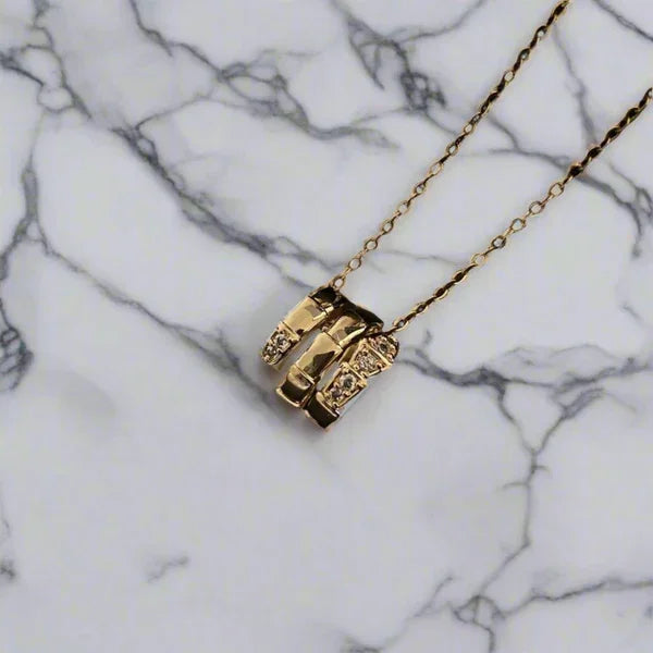 Snake Head Tail Necklace