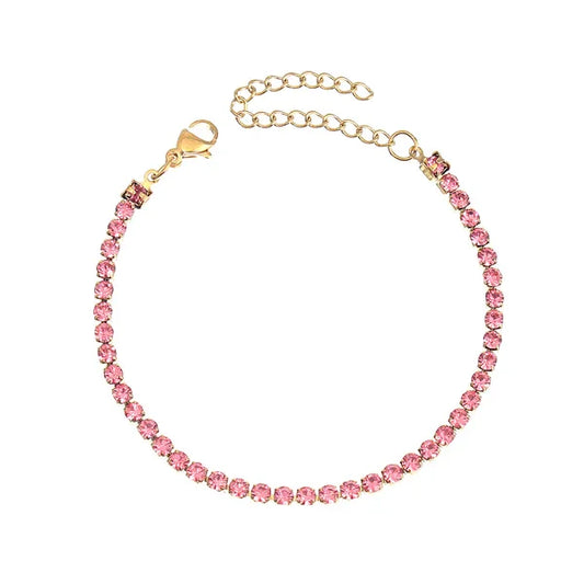 Tennis Pink Bracelet