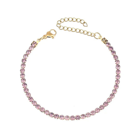 Tennis Purple Bracelet