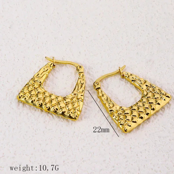 Texture Abstract Earring