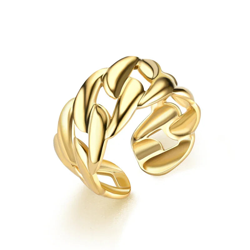 Trendy Link Ring